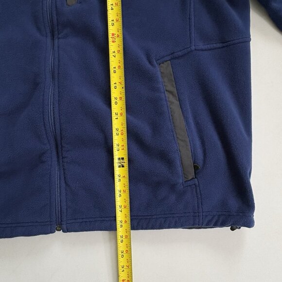 L.L. Bean Men’s XXL Fleece Polartec Jacket Blue Gray & Full Zip Warm Soft Cozy - Picture 5 of 10